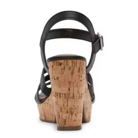 a.n.a Women’s Heels Billie Heeled Sandals Strap Black Size 9.5M Cute Shoes JCP - Picture 4 of 6